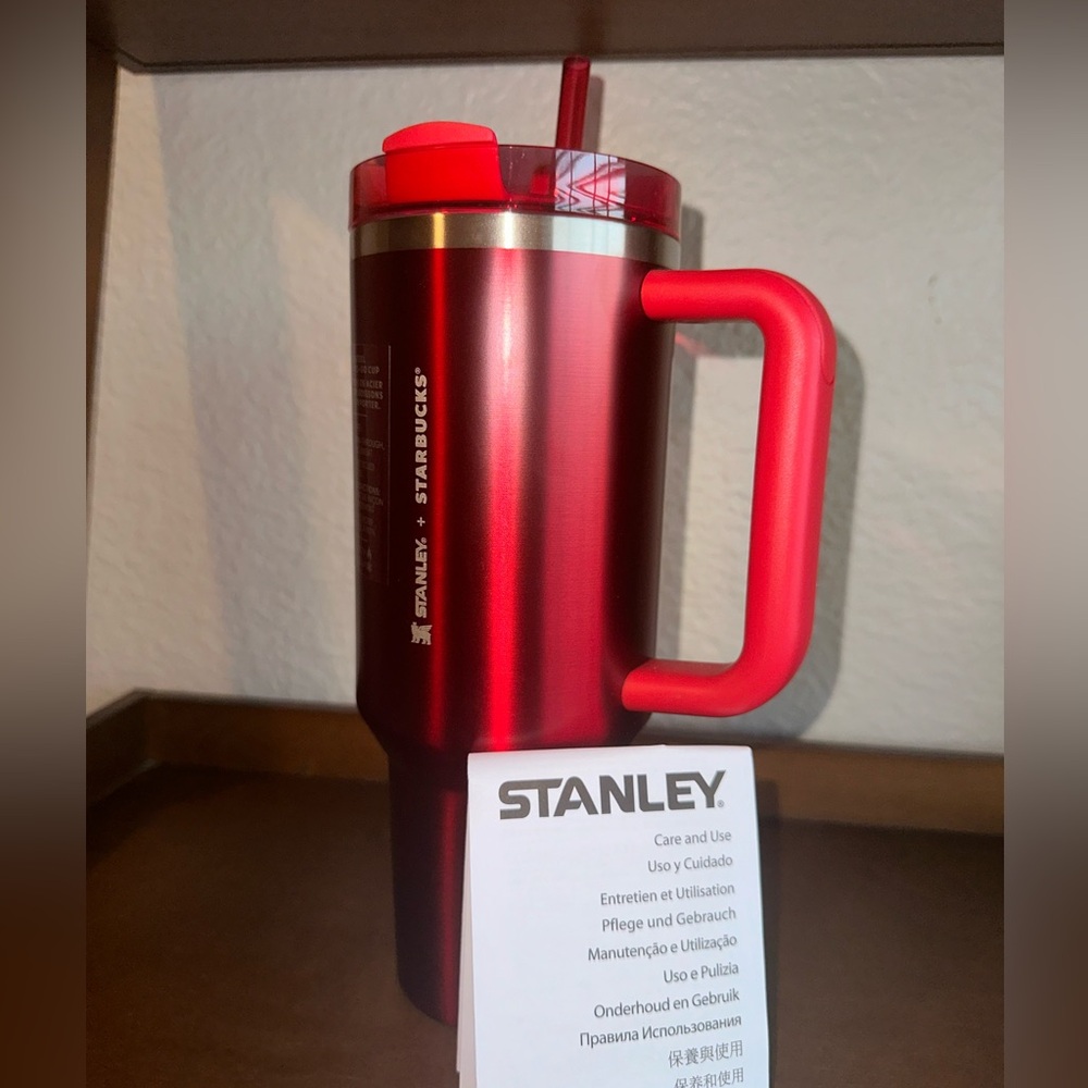 Red Starbucks X Stanley Tumbler